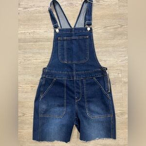 J Crew Denim Overalls Shorts Small